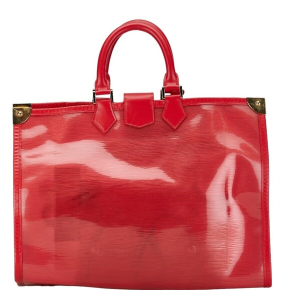LOUIS VUITTON Red Leather Pouch - Picture 3 of 11